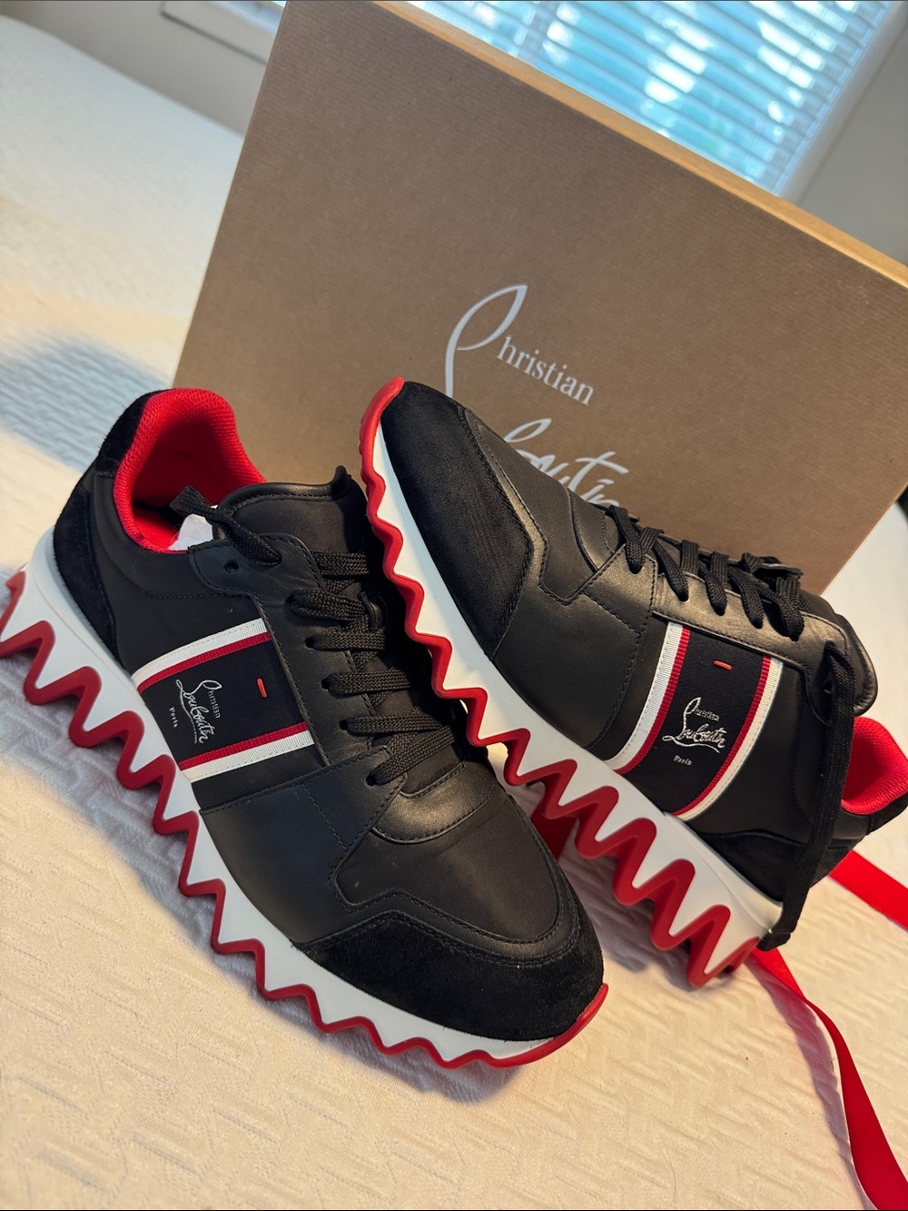 Christian Louboutin men’s nastroshark sneaker